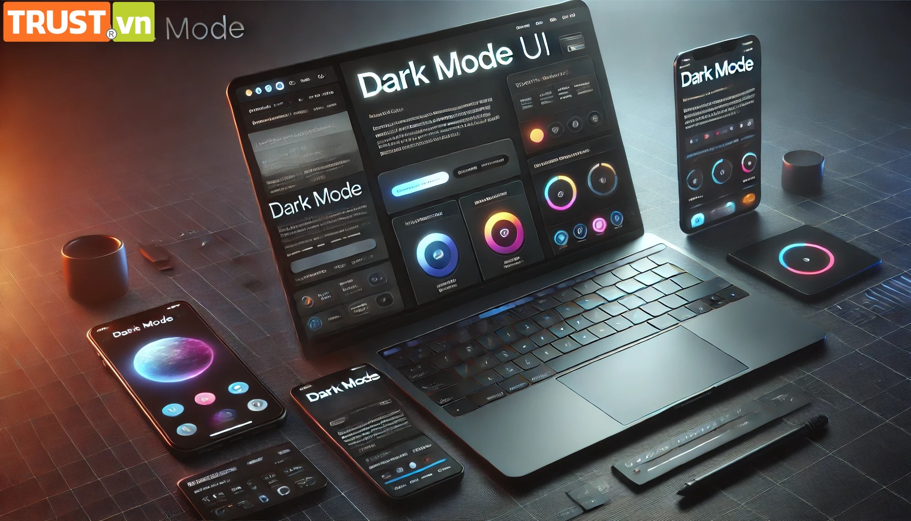 Dark mode trong thiết kế web